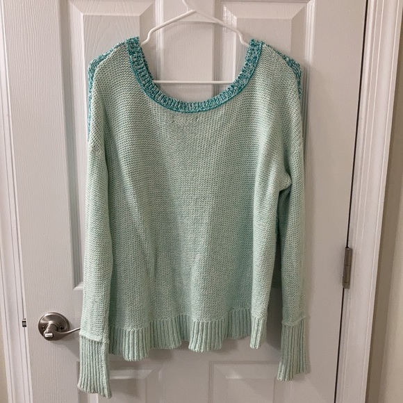 VERY COZY two tone thick knit sweater - Picture 2 of 2